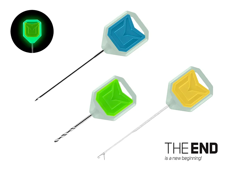 Alacsony ár Delphin – T-END Grip 3XF Fluo fűzőtű és fúró készlet
