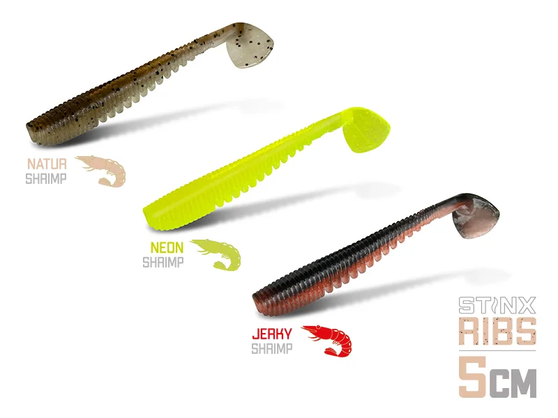 Legnépszerűbb Delphin – Gumihal B! StinxRIBS Shrimp / 20db