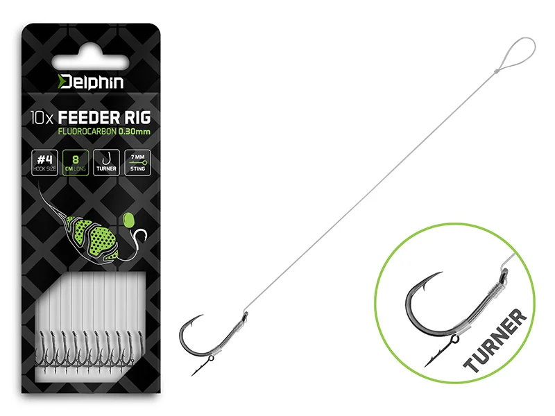 Kedvezményes ár Delphin – Fluoro Sting Feeder Rig / 10db