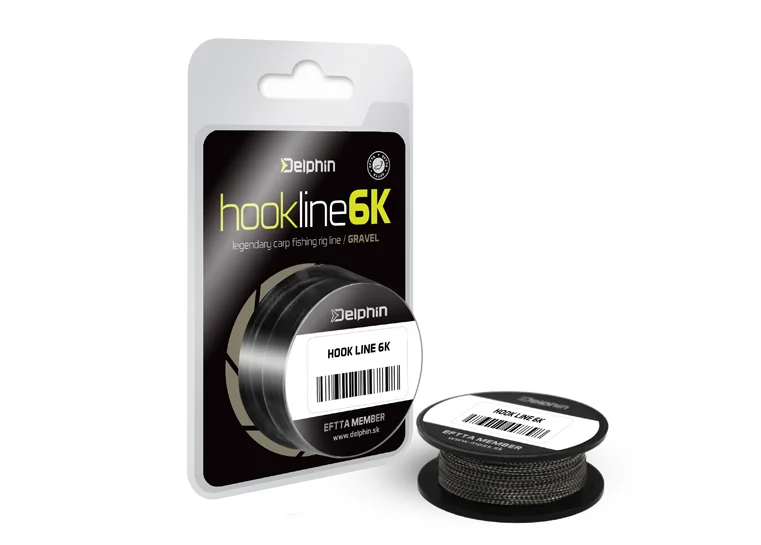Gyors kiszállítás Delphin – HOOKLINE 6K gravel fonott előkezsinór