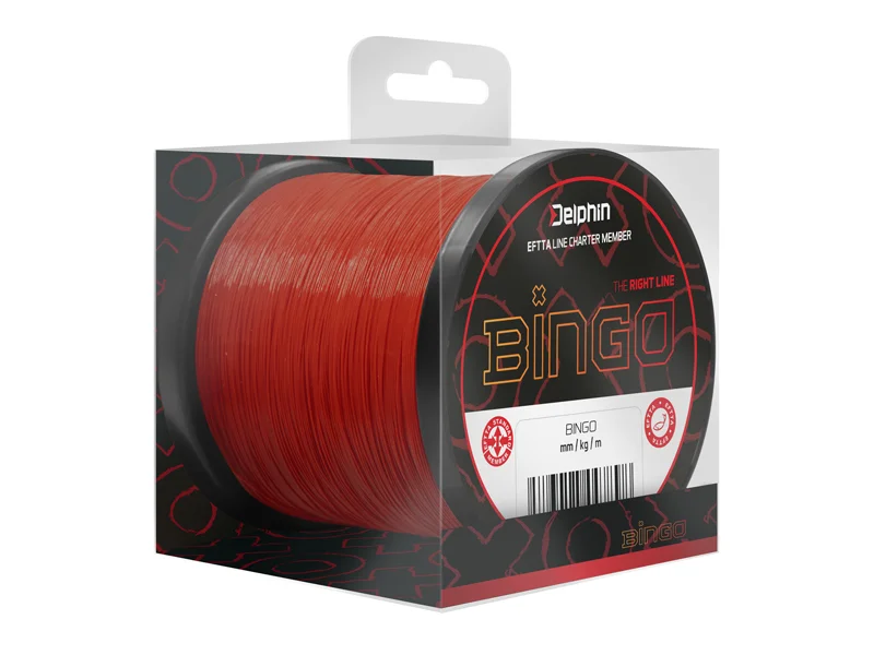 Delphin – Monofil BINGO Matt / sötét vörös monofil főzsinór Árengedmény
