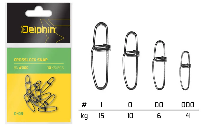 Biztonságos fizetés Delphin – Crosslock Snap C-03/10db