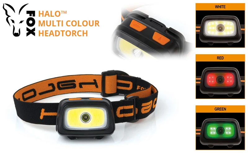 Árcsökkenés Fox Halo Multicolor Fejlámpa