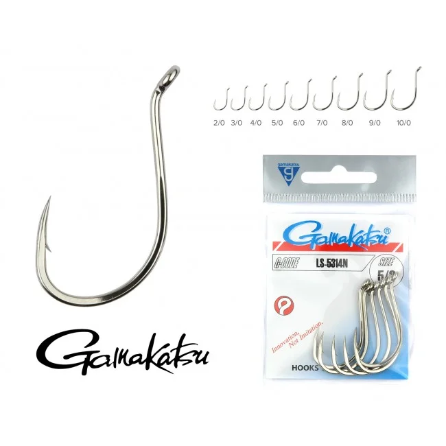 Gamakatsu LS-5314N Harcsázó Horog nr 5/0 Biztonságos fizetés