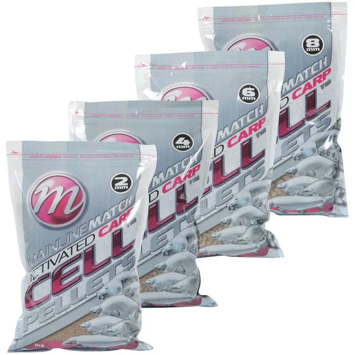 Vedd meg online Mainline Match Activated Carp Cell Pellets (MM3205-3208)