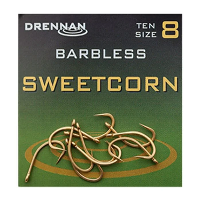 Drennan Sweetcorn Barbless Hooks (HESCB006-016) Akció
