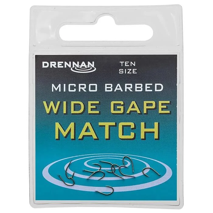 Gyors szállítás Drennan Wide Gape Match Hooks (HSWGMM014-022)
