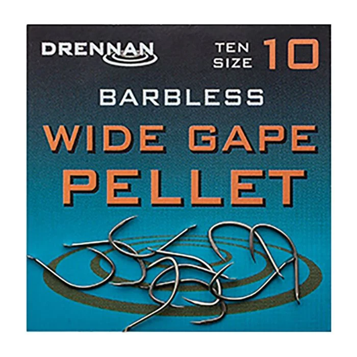 Drennan Wide Gape Pellet Barbless Hooks (HSWGPB010-020) Olcsó