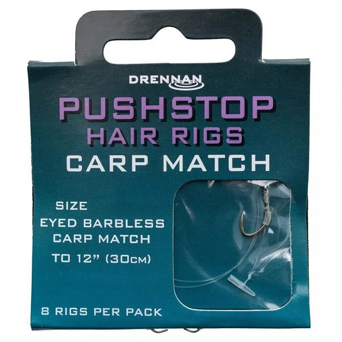 Drennan Pushstop Carp Match Hair Rigs 30CM (HNQCMA008-016) Exkluzív ajánlat