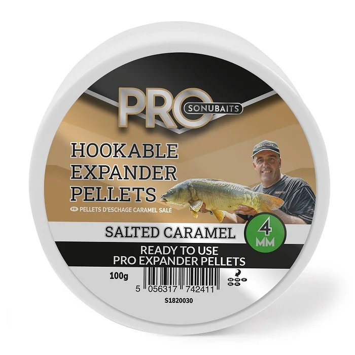 Sonubaits Salted Caramel Hookable Expander Pellets (S1820023-30) Expressz kézbesítés
