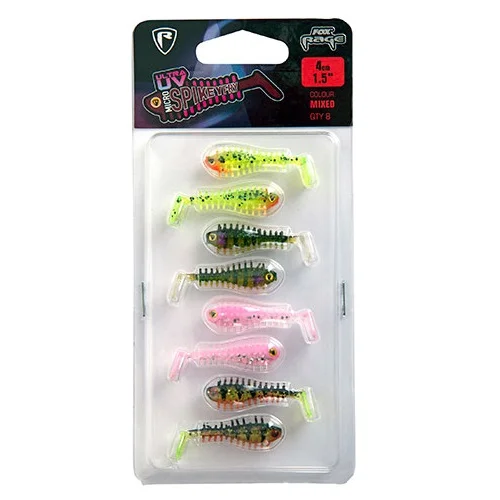 Utolsó esély Fox Rage Micro Spikey Fry UV Mixed Colour Pack 4CM (NMC011-063)