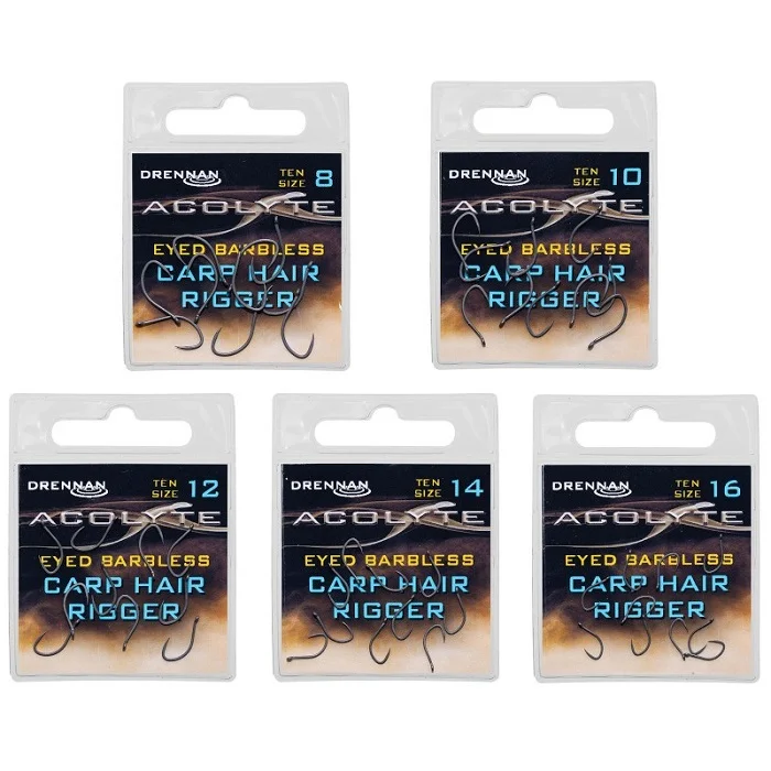 Drennan Acolyte Carp Hair Rigger Barbless (HEAA) Szuper ajánlat