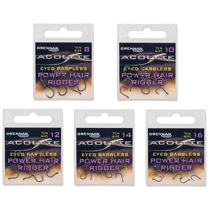 Drennan Acolyte Power Hair Rigger Barbless (HEAB) Bestseller