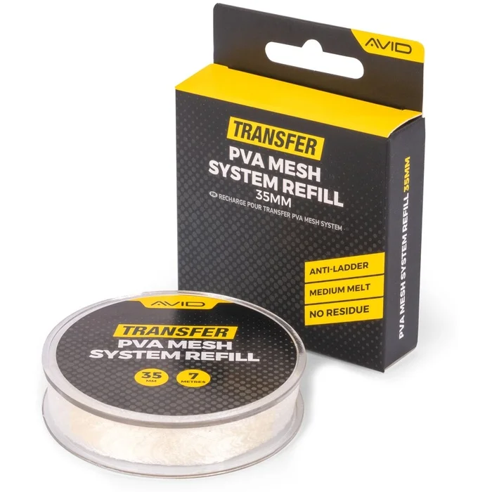 Különleges ajánlat Avid Carp Transfer PVA Mesh System Refill 7m (A0640092-93)