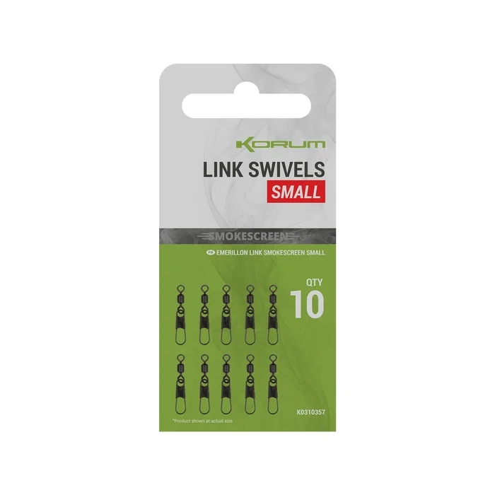 Biztonságos fizetés Korum Smokescreen Link Swivels (K0310357-58)