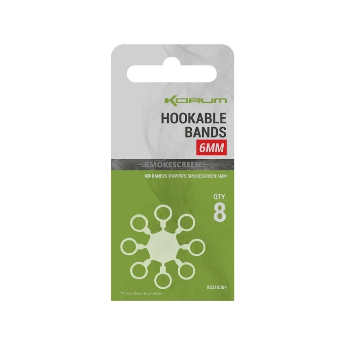 Végkiárusítás Korum Smokescreen Hookable Bands (K0310364-66)
