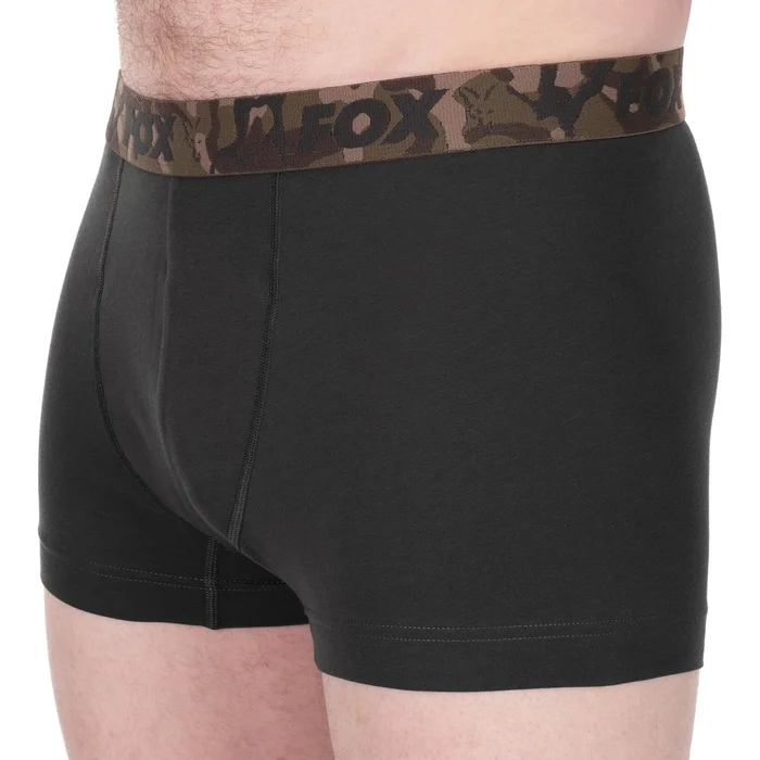 Fox Boxer Shorts Khaki/Black (CFX495-497) Outlet