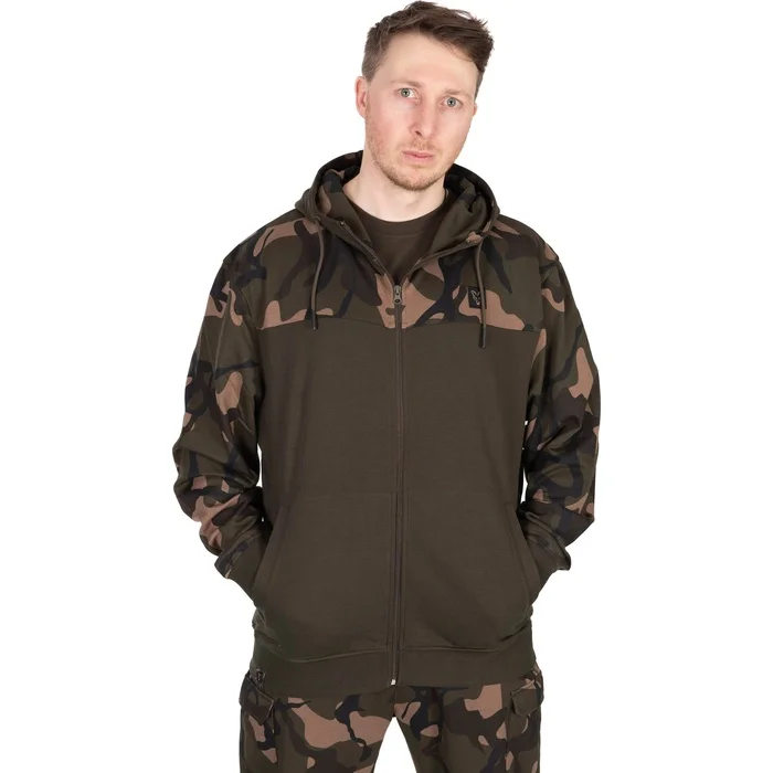 Fox LW Khaki Camo Split Zip Hoody (CFX297-302) Korlátozott ajánlat