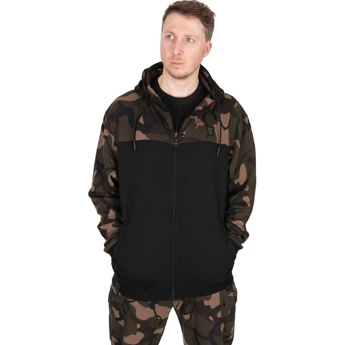 Fox LW Black Camo Split Zip Hoody (CFX291-296) Olcsó