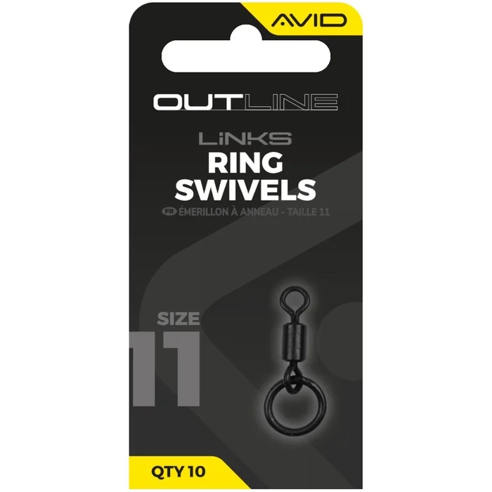 Gyors kiszállítás Avid Carp Outline Ring Swivel (A0640142-43)