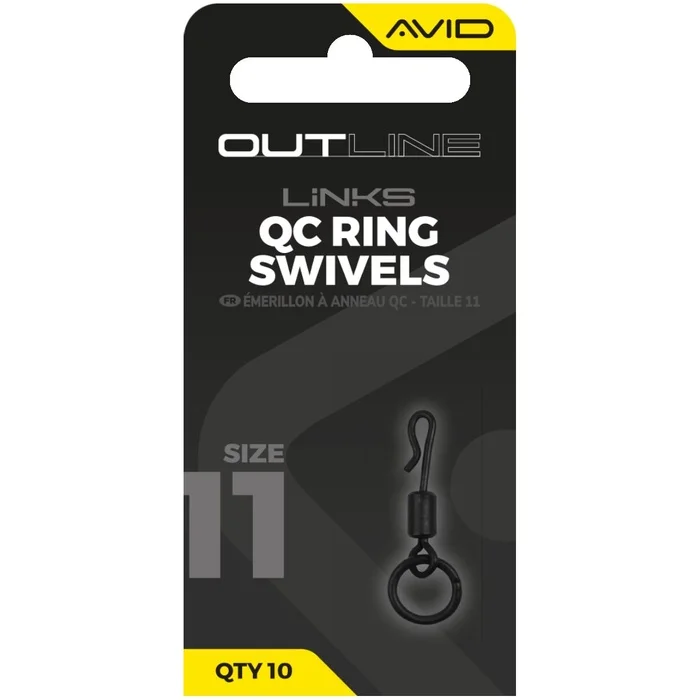 Legnépszerűbb Avid Carp Outline QC Ring Swivel (A0640139-40)