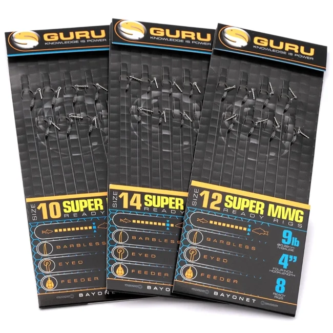 Népszerű GURU Super MWG Bayonet Ready Rigs 10cm (GRR213-219)
