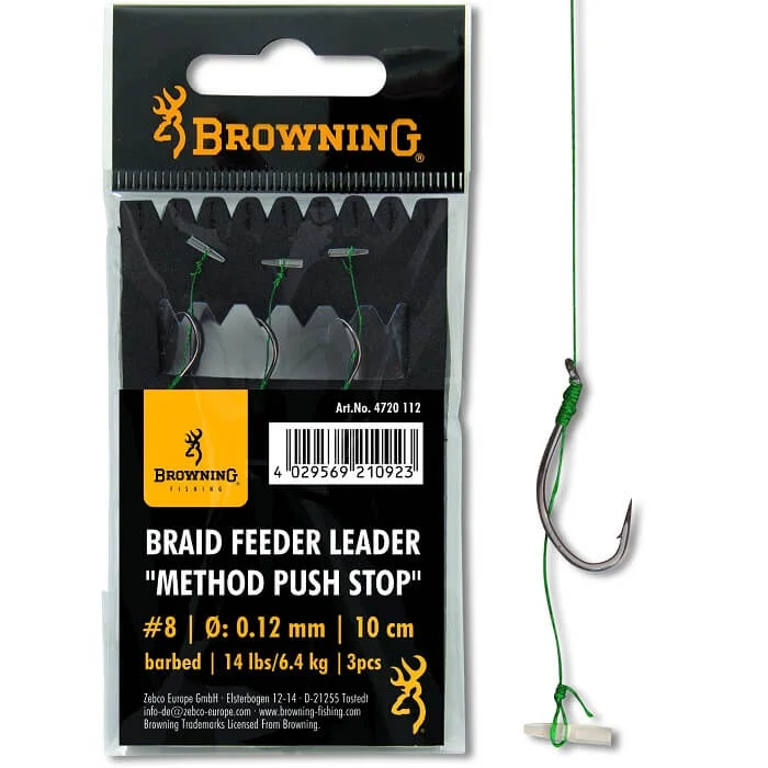 Nézd meg most Browning Braid Feeder Leader Method Push Stop 10CM (BR_4720012-14)