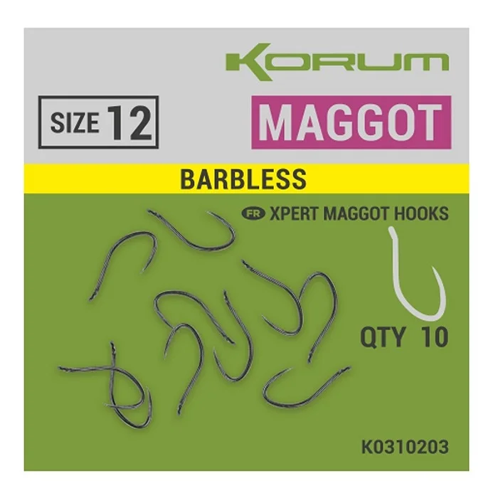 Újdonság Korum Xpert Maggot Barbless (K0310203-05)