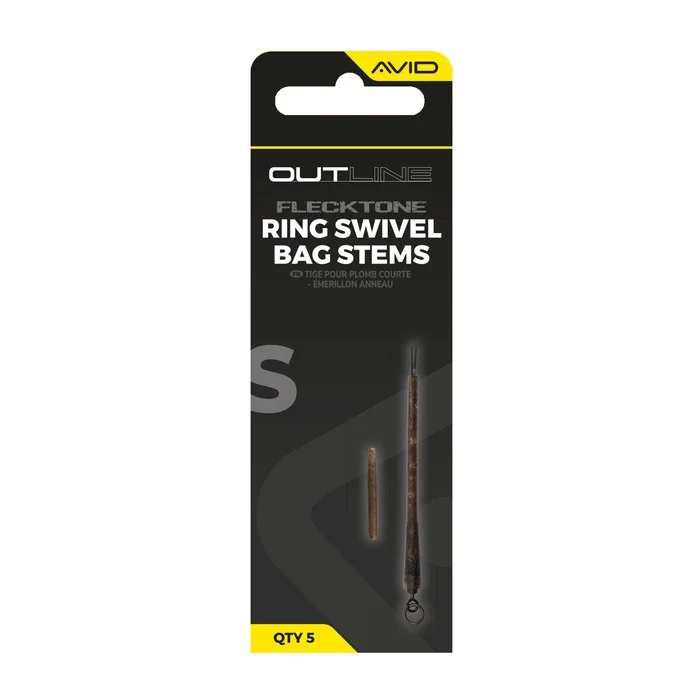 Avid Carp Outline FleckTone Ring Swivel Bag Stem (A0640126-27) Akció