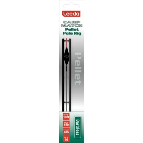 Korlátozott ajánlat Leeda Carp Match Pre-Tied Pole Rig – Pellet (M1800)