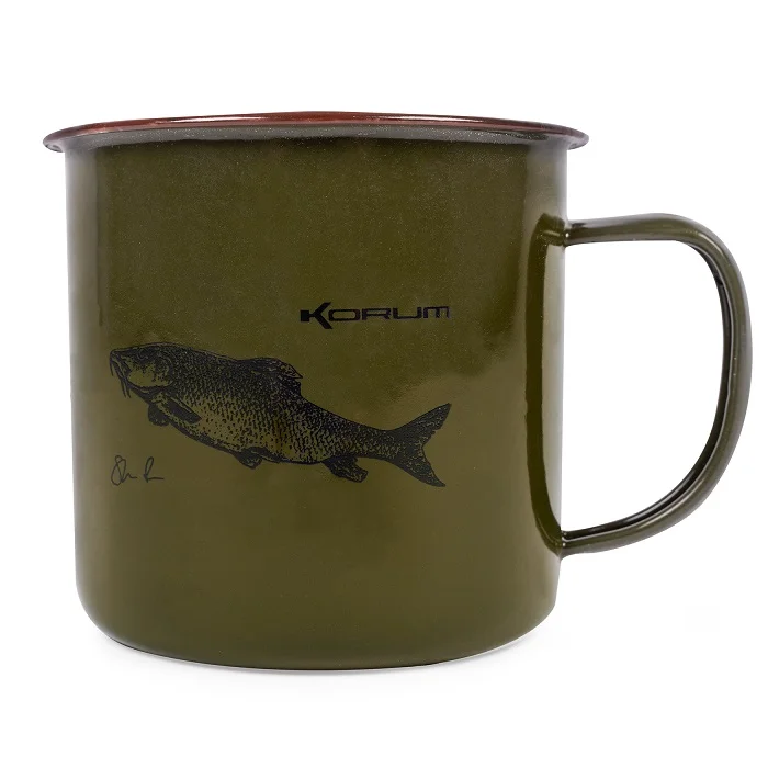 Korum Classic Barbel Enamel Mug (K0310266) Exkluzív ajánlat