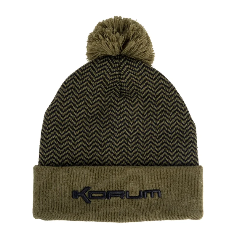 Ne maradj le Korum Thermal Beanie Hat Black/Olive (K0350123)