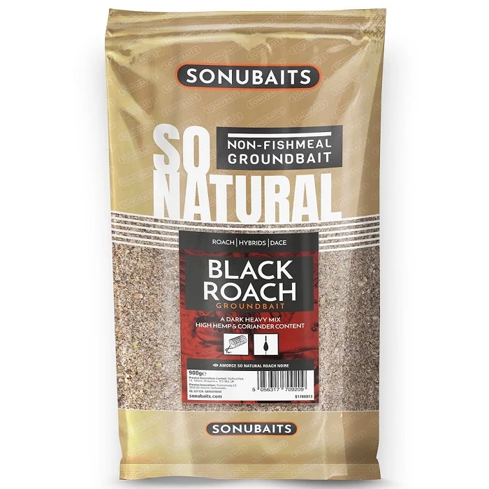 Nézd meg most Sonubaits So Natural Groundbait 900g – Black Roach (S1780013)