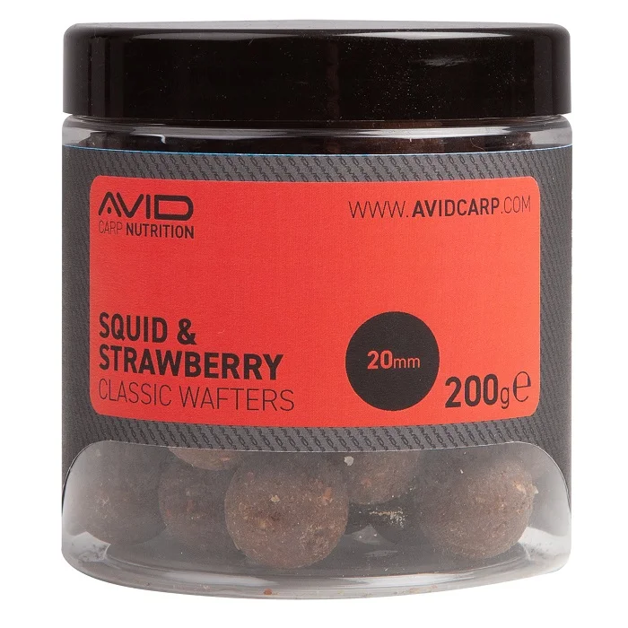 Biztonságos fizetés Avid Carp Squid & Strawberry Wafters 20mm (A0650023)