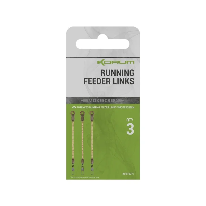 Vedd meg online Korum Smokescreen Running Feeder Links (K0310371)