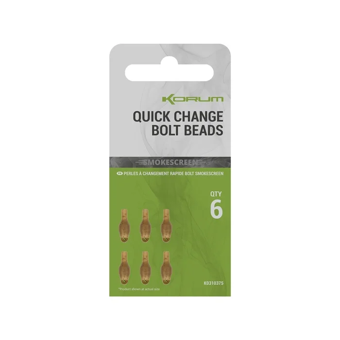 Korum Smokescreen Quick Change Bolt Beads (K0310375) Gyors szállítás