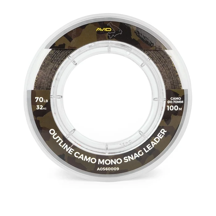 Avid Carp Outline Camo Mono Snag Leader 100m 0.70mm (A0560009) Kedvezmény