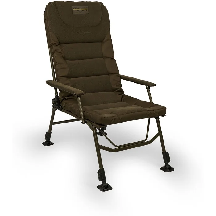 Avid Carp Benchmark Leveltech Hi-Back Recliner Chair (A0440027) Rendeld meg most