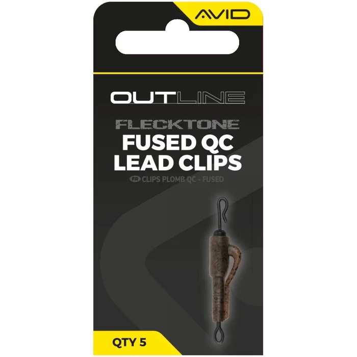 Utolsó esély Avid Carp Outline FleckTone Fused Lead QC Clips (A0640118)