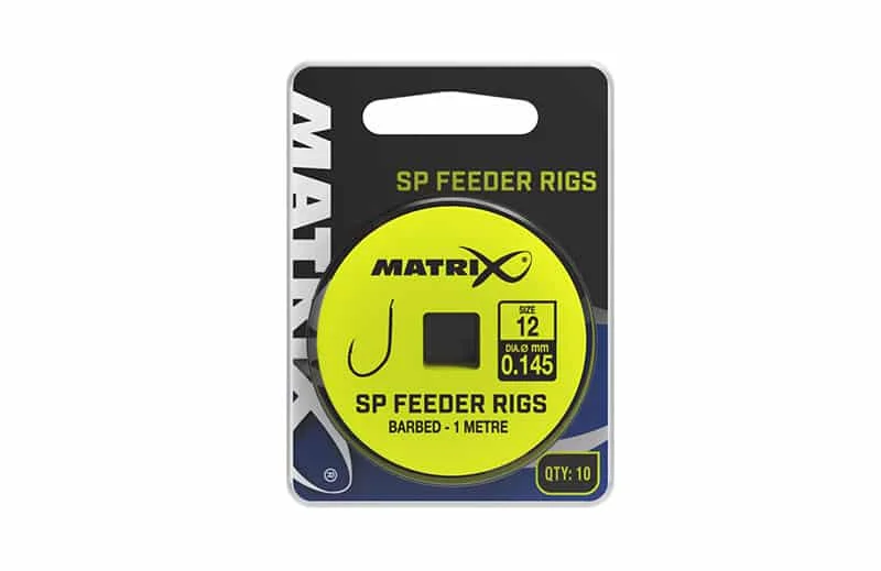 Ne maradj le Matrix 1M SP Feeder Rigs 20/0.125 Barbed X10 (GRR044)