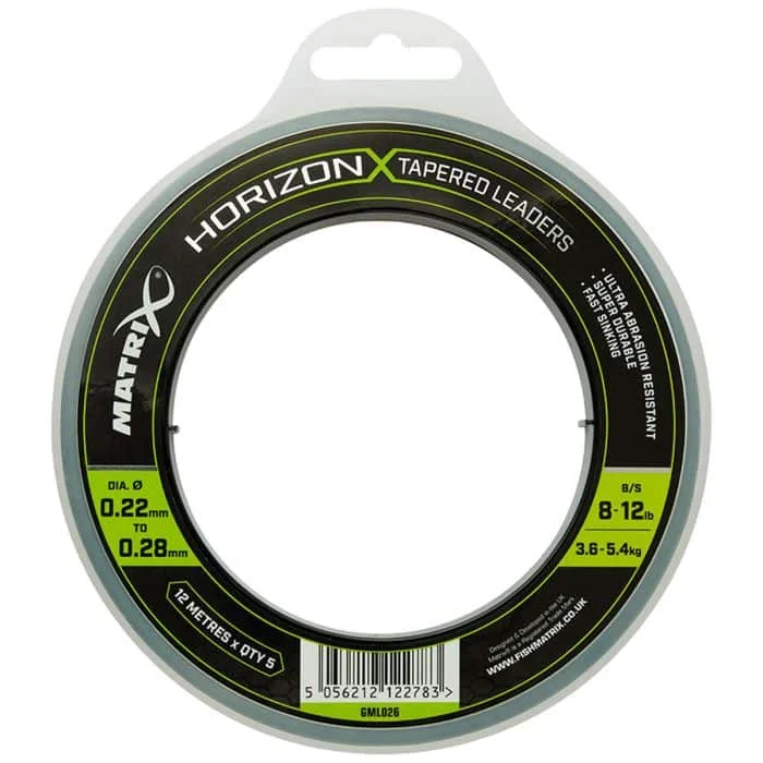 Matrix Horizon X Tapered Shock Leader 5X12M (GML026) Rendeld meg most