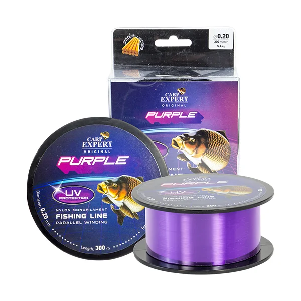 CARP EXPERT UV PURPLE monofil zsinór 0,4 1000M 18,7 PURPLE Olcsó