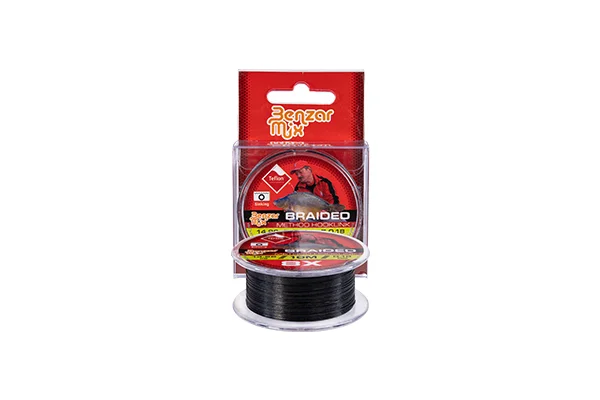 BENZAR BRAIDED METHOD HOOKLINK 0,15 10M 11,69KG BLACK FONOTT ELŐKE ZSINÓR Árengedmény