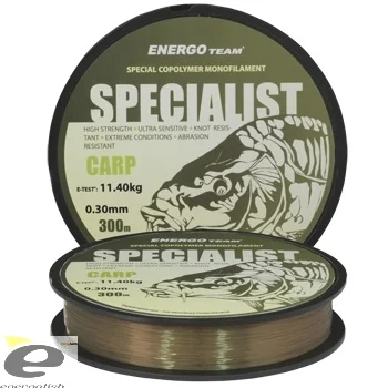 ENERGO TEAM SPECIALIST CARP monofil zsinór 0,30 MM 300M Vedd meg most