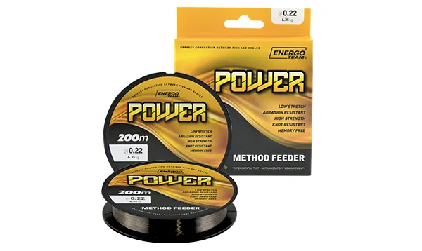 ENERGO TEAM POWER METHOD FEEDER monofil zsinór 200m 0.22mm Legkelendőbb