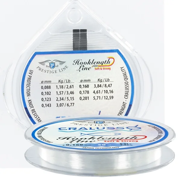 Exkluzív ajánlat CRALUSSO MONOFIL ELŐKE ZSINÓR PRESTIGE 0,201MM 50M