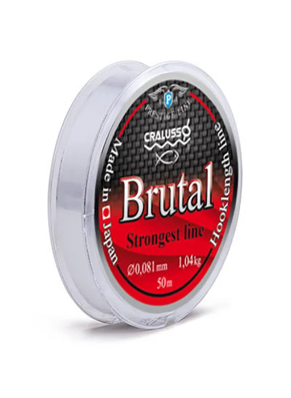Olcsó CRALUSSO BRUTAL MONOFIL ELŐKE ZSINÓR (50 M) 0,1 MM