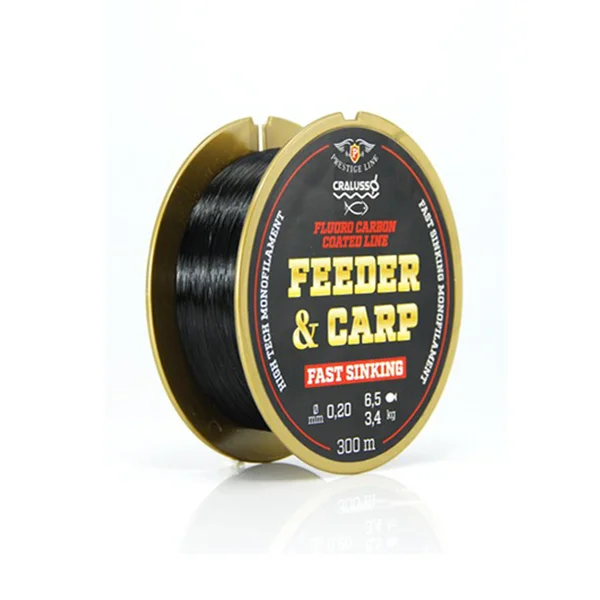 Szuper ajánlat CRALUSSO Feeder & Carp Fluorocarbon bevonatos zsinór 300 m 0,25