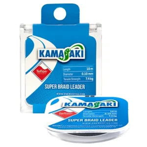 Akció KAMASAKI SUPER BRAID LEADER 10M 0.30MM 26,6KG fonott előkezsinór
