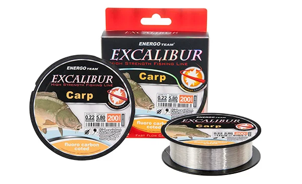 Szuper akció EXCALIBUR CARP FLUORO CARBON COATED monofil zsinór 200M 0,30